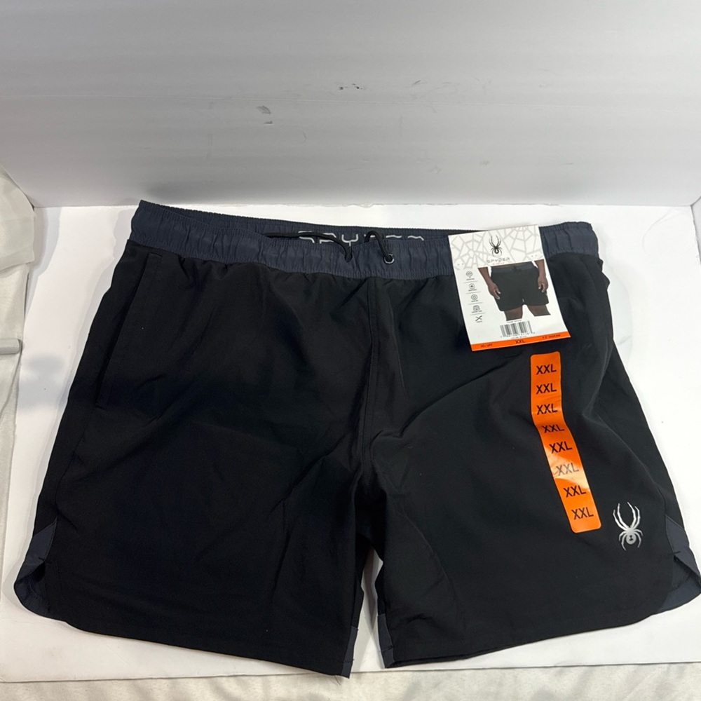 Spyder Men's Black Athletic Shorts